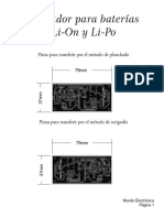 Cargador Para Baterías Li-On y Li-Po