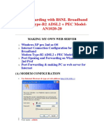 Port Forwarding With BSNL Broadband