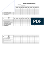 Jadual Bersih Tandas