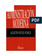 Administracion Moderna - Agustin Reyes p