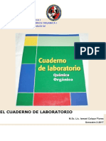 QUÍMICA ORGANICA I-Cuaderno de Laboratorio