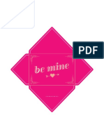 Be Mine Envelope PDF