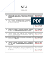 Resumos de julgamentos do STJ sobre direito tributário, processual, consumidor e previdenciário