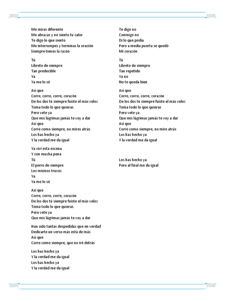 Corre Jesse Joy Letras Mus Br