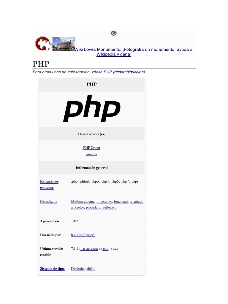 Lenguajes De Programacion Php