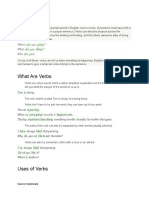 Verbs Explained