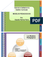 Ruta de La Calidad en La Gestión Curricular