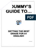 A Dummys Guide to Basic English Analysis