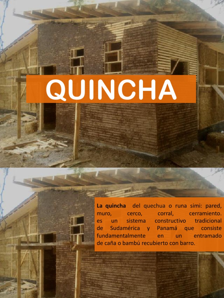 Quincha: Sistema Constructivo Tradicional | PDF