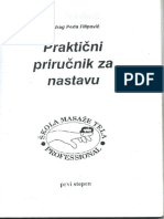 Prakticni Prirucnik Za Masazu I Stepen - Pedja Filipovic