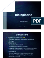 Bioinginerie Intro