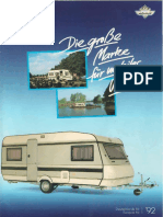 Hobby Caravans Brochure 1992