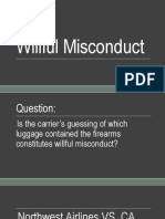 Willful Misconduct