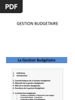 Gestion budgétaire