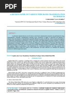 Iaetsd Jaras- A Review Paper on Various Wide Band Channelization Techniques