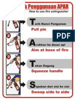 Petunjuk Penggunaan Apar