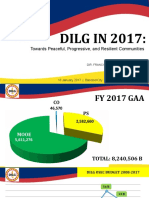 DILG in 2017 Towards Peaceful, Progressive, and Resilient Communities