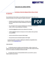 Aainstructivo Extension de Credito Icetex PDF