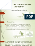 1.1 - 1.2 - Clase 1 Perfil Del Administrador Moderno - Planeación Estratégica - P PDF