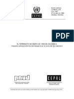 El Terremoto de 1999 - CEPAL PDF