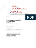 GUENON RENE - Sobre Kabala Y Judaismo