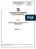 Pr-sig-0xx Plan de Contingencia y Respuesta Ante Emergencia v-0 29-09-14