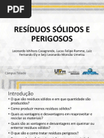 Resíduos Sólidos e Perigosos