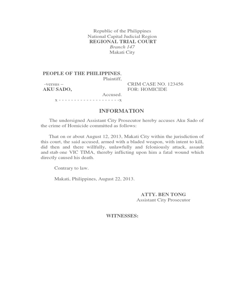 Information Sample | PDF