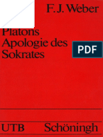 (Uni-Taschenbücher) Franz Josef Weber (Ed.,trans.) - Platons Apologie Des Sokrates. Mit Einer Einführung, Textkritischem Apparat Und Kommentar-Ferdinand Schöningh (1971)