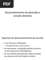 Desenvolvimento Da Dentição