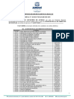 Lista de candidatos aprovados para Auditor Fiscal de Tributos Municipais