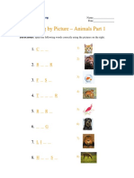 spelling by picture - animals 1.pdf