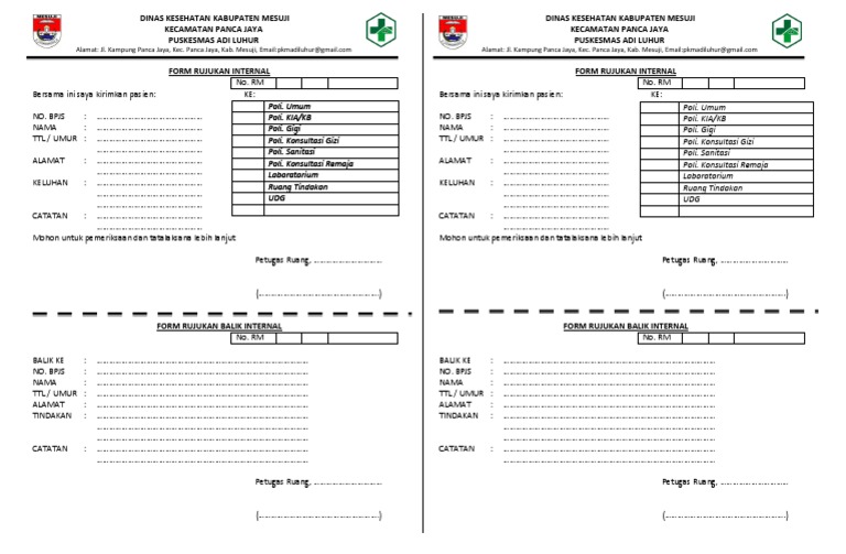 Form Rujukan Internal