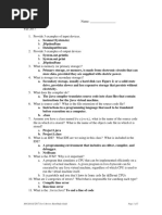 APCSA Fall 2017 Test 1 Review Guide Study Sheet