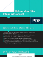 Landasan Hukum Dan Etika Informed Consent