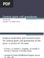 Download Central Giant Cell Granulomappt JC by Harsha Raj SN35909885 doc pdf