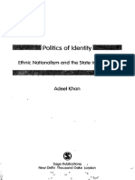 Adeel Khan Politics of Identity Ethnic Nationalism and The State in Pakistan
