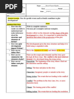 Cornell Notes Fiction 5