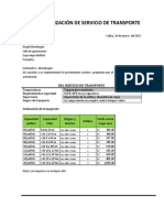 Cotización Transp.