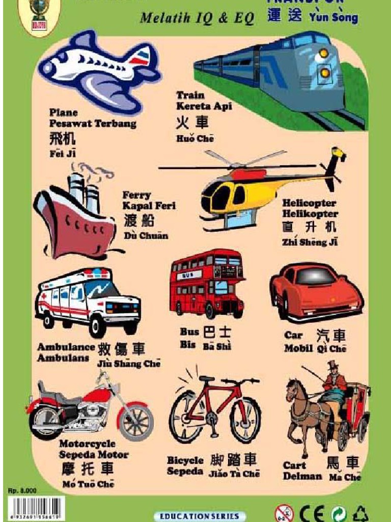 Macam Alat Transportasi Darat, Laut Dan Udara | PDF