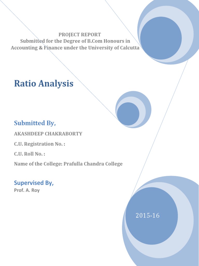 sample research paper on ratio analysis