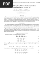 An Upwind Leapfrog Scheme For Computational Electromagnetics: CL-FDTD