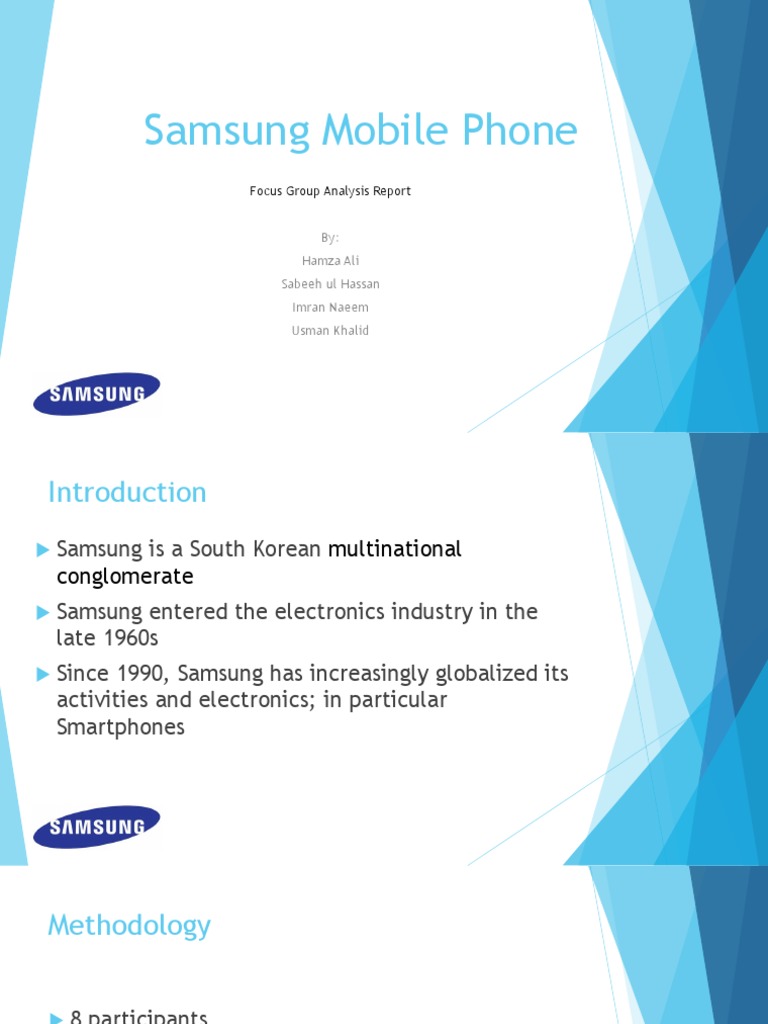 Samsung Mobile Phone Usage Insights | PDF | Mobile Phones | Samsung