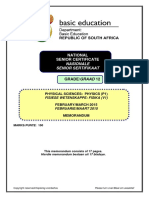 Physical Sciences P1 Feb-March 2015 Memo Afr & Eng PDF