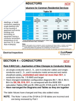 Section 4 - Conductors: 4-004 (22) Service Conductors For Common Residential Services Table 39