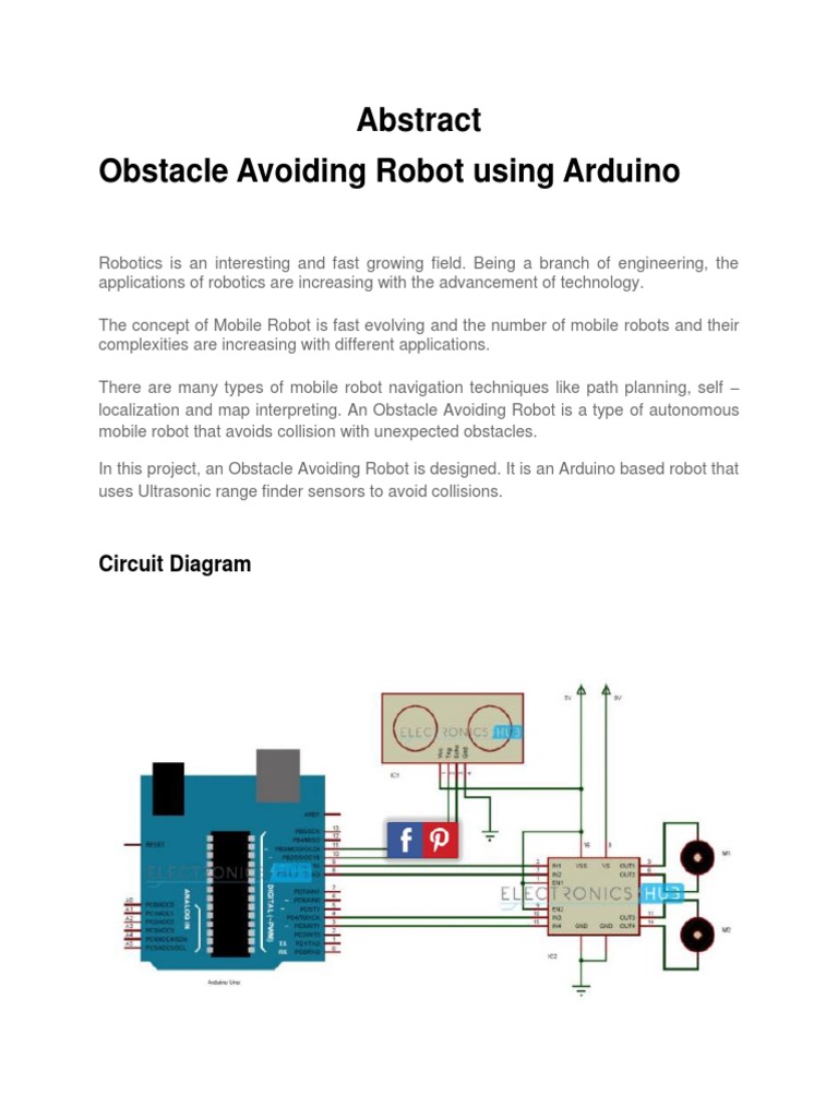 Obstacle Avoiding Robot Abstract 2025