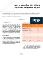 Comparative Study of Aluminium Alloy Pistons Manufactured