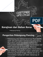3023 Chalkboard Customer Lifecycle Powerpoint