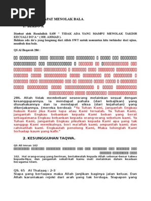 Amalan Yang Dapat Menolak Bala Pdf