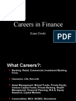 Careers in Finance: Kanu Doshi